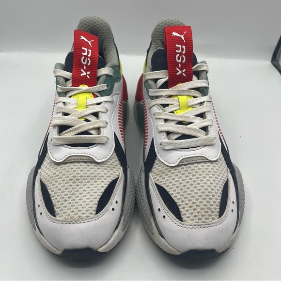 RS-X Jr Parisian White Blue Red 386894-01 Size 7C Youth - Picture 2 of 13